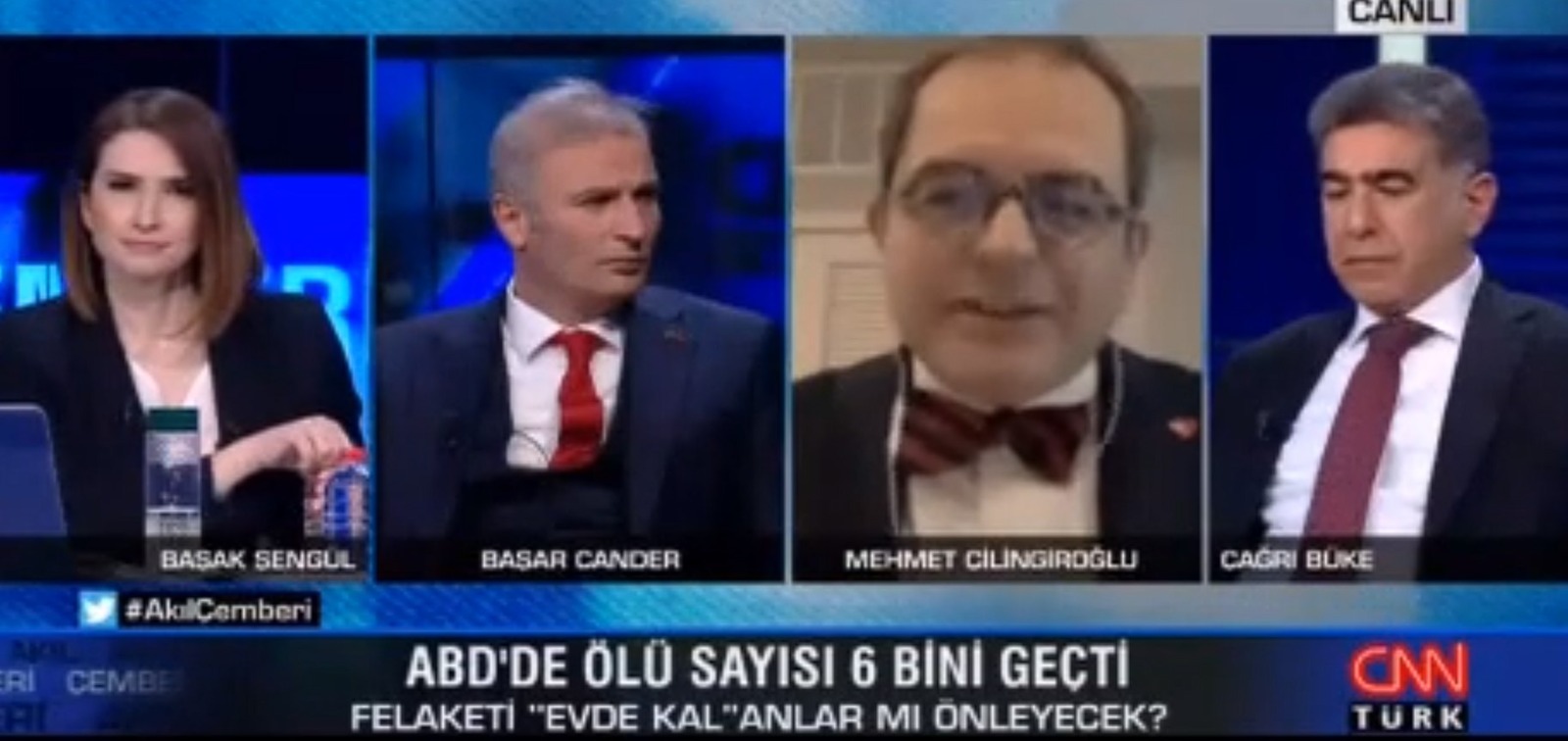 Tartışılan profesöre canlı yayında şok