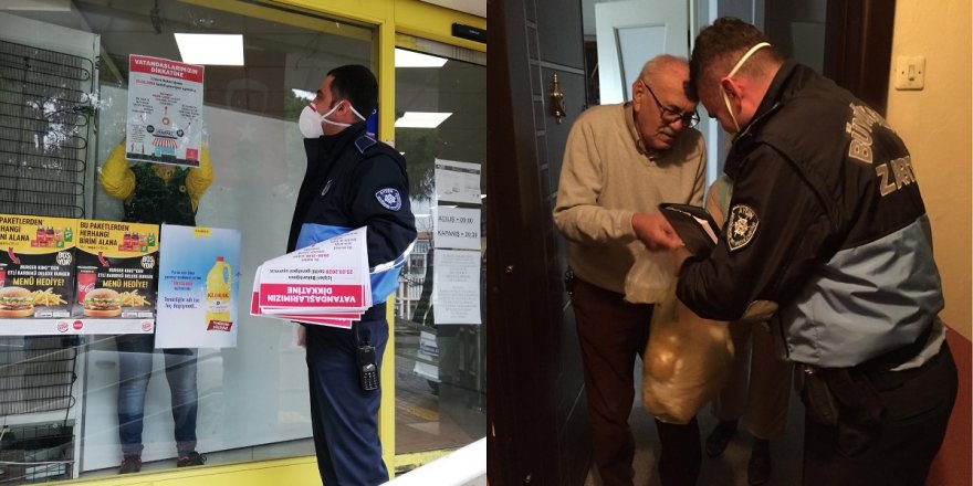 Aydın Büyükşehir Belediyesi zabıtası salgına karşı teyakkuzda