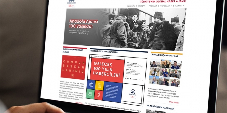 Aa'nın 100. Yıl Projelerini İçeren İnternet Sitesi Açıldı
