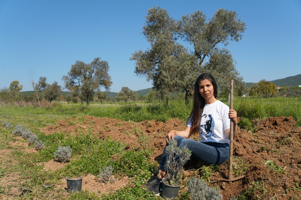 BODRUM BELEDİYESİ'NDEN GENÇ GİRİŞİMCİYE LAVANTA DESTEĞİ