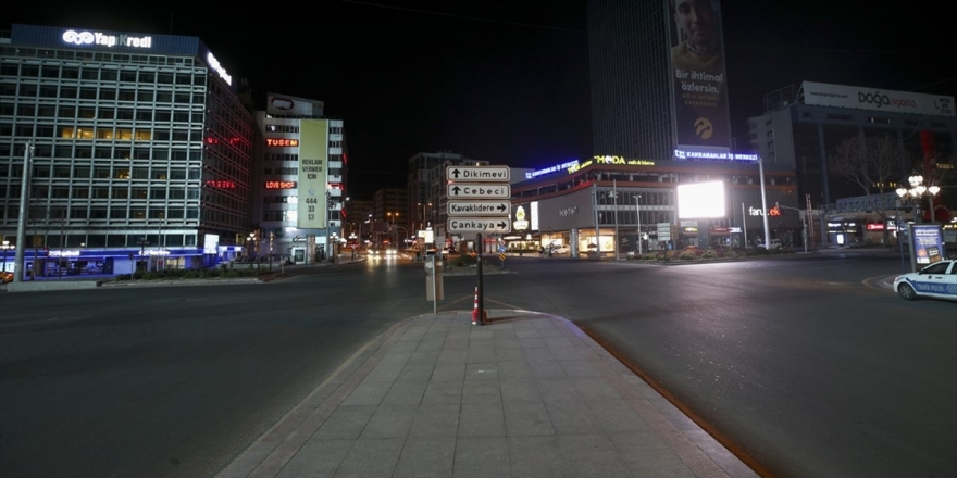31 İldeki Sokağa Çıkma Kısıtlaması Başladı