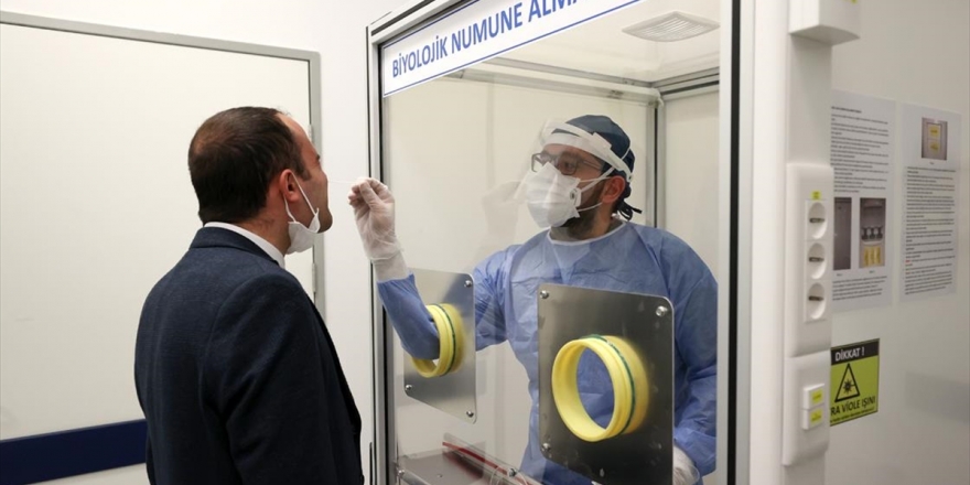 Ankara Şehir Hastanesi'nde Kovid-19 Teşhis Ve Tedavi Süreçleri Görüntülendi