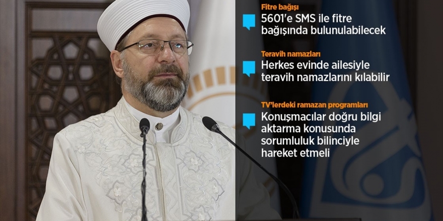 Diyanet İşleri Başkanı Erbaş'tan 'Kan Bağışı' Çağrısı