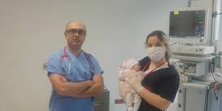 Bursa'da 18 günlük bebek koronavirüsü yendi