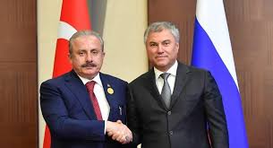 Duma Başkanı Volodin'den TBMM Başkanı Şentop'a 23 Nisan tebriği