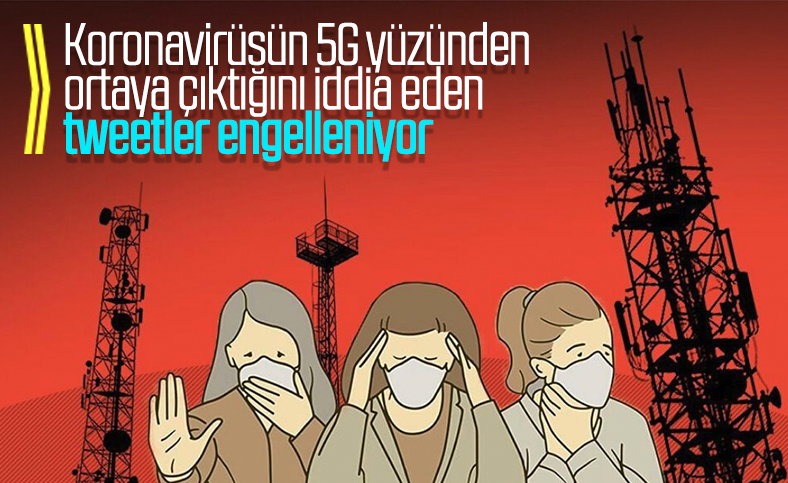 Twitter, koronavirüsü 5G'ye bağlayan tweet'leri engelleyecek