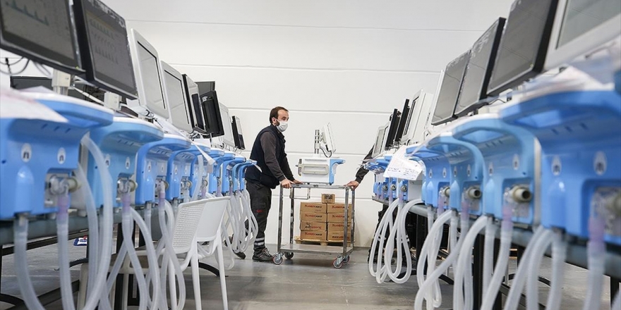 Aa Yerli Solunum Cihazının Üretim Aşamalarını Görüntüledi