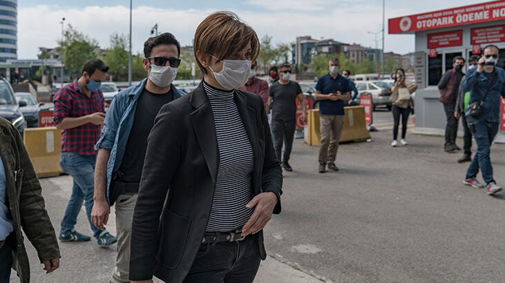 Hakkında soruşturma başlatılan CHP'li Kaftancıoğlu ifade vermek için adliyede