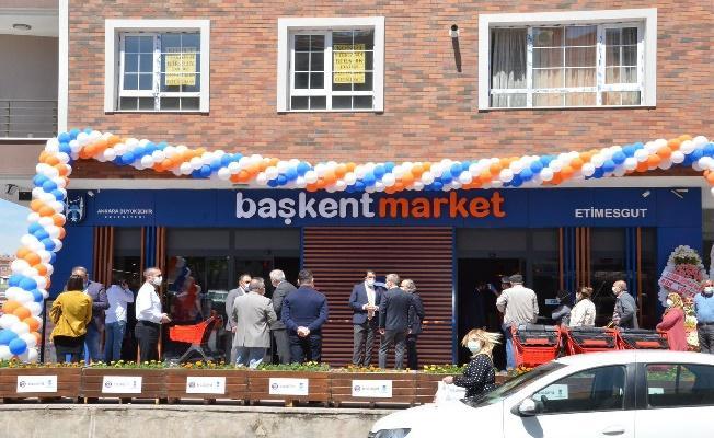 MANSUR YAVAŞ, BİR PROJESİNİ DAHA HAYATA GEÇİRDİ; BAŞKENT MARKET AÇILDI