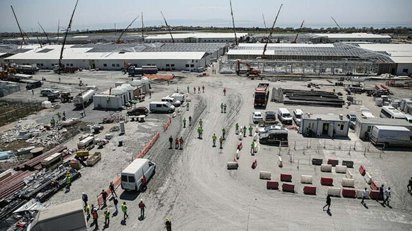 Yeşilköy hastanesine ilk ofis malzemeleri geldi