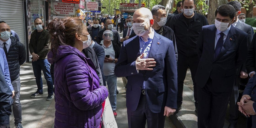 Bakan Soylu'dan Vefa Sosyal Destek Koordinasyon Merkezi'ne Ziyaret