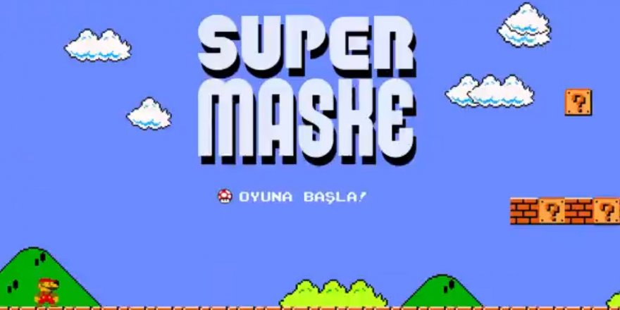 Saadet Partisi maskeyi Mario oyunu ile anlattı