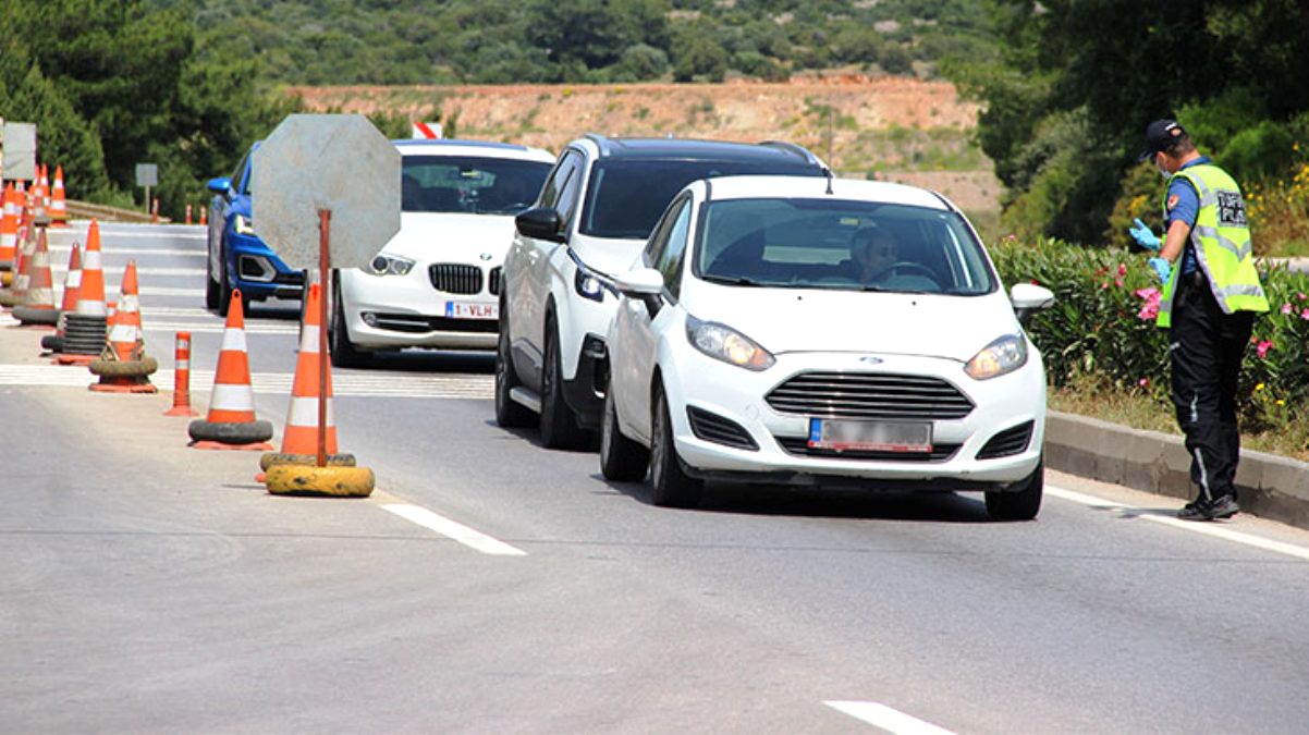 Bodrum'a kısıtlama sonrası 6 bin araç giriş yaptı