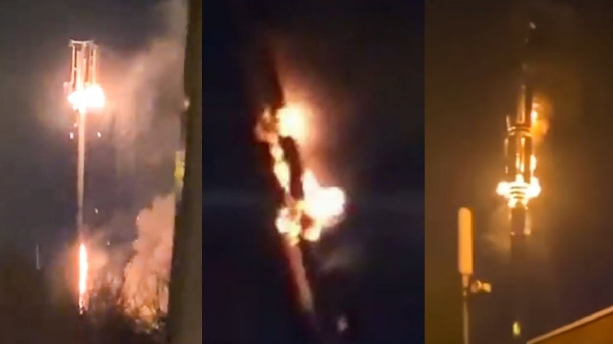 İngiltere'de 77 adet 5G istasyonu yakıldı