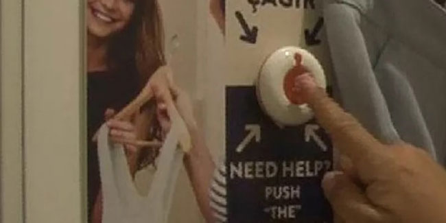 Deneme kabinlerinde 'acil butonlu' koronavirüs önlemi