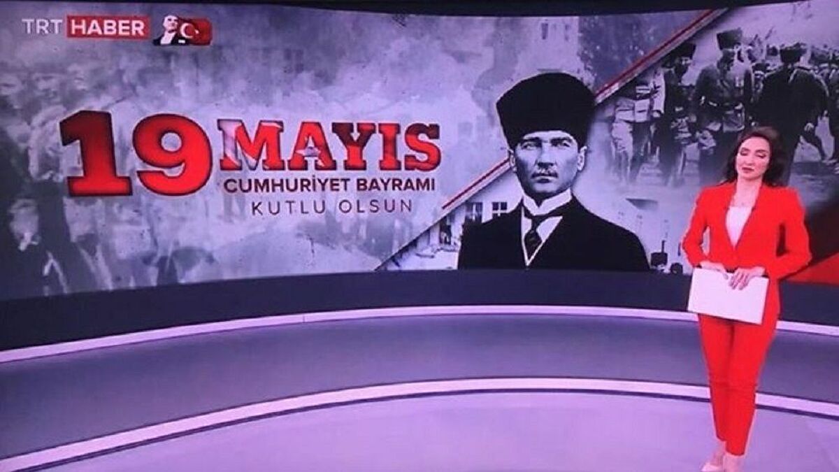 TRT'den '19 Mayıs Cumhuriyet Bayramı' yazan personele soruşturma