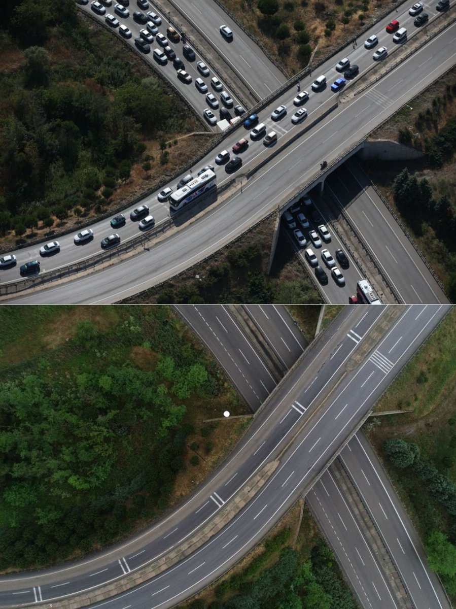 Bu bayram karayolları boş kaldı