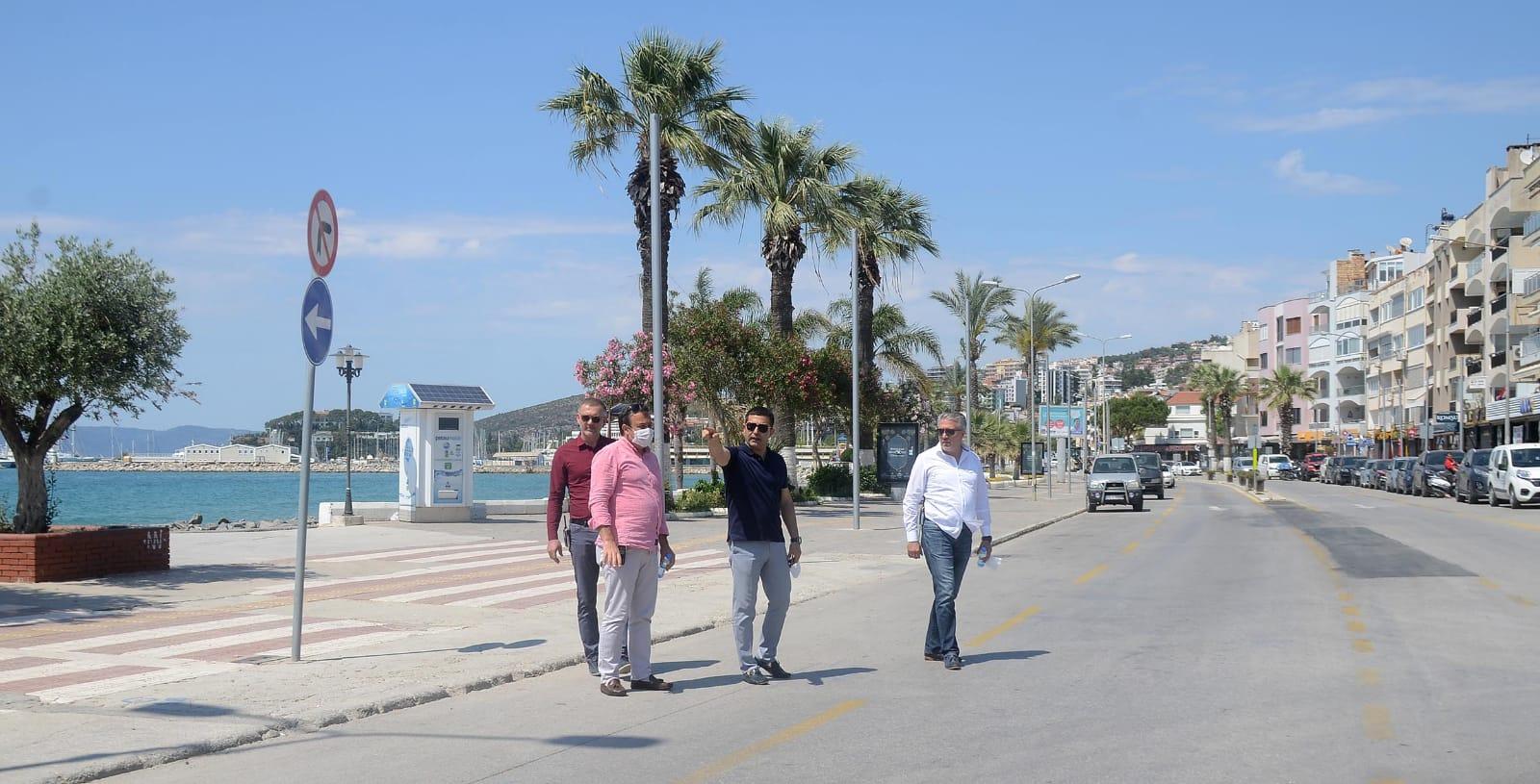 BAŞKANINDAN İŞÇİSİNE KUŞADASI BELEDİYESİ MESAİDE