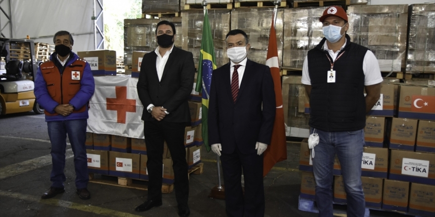 TİKA'dan Brezilya Kızılhaç'ına Yardım