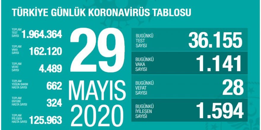 Türkiye'de koronavirüs nedeniyle hayatını kaybedenlerin sayısı 4 bin 489'a yükseldi