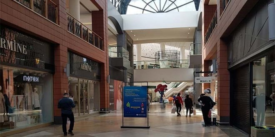 Salgın nedeniyle AVM’lerin çoğu boş kaldı, markaların yarıdan fazlası yüzde 50 ciroya ulaşamadı