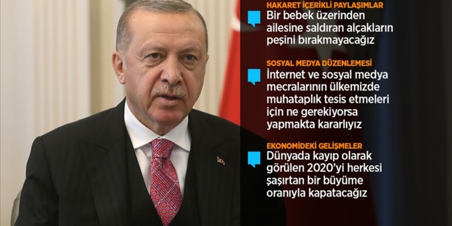 Cumhurbaşkanı Erdoğan: İnternet Mecralarını Kullananlar Suç İşlemede Layüsel Değildir
