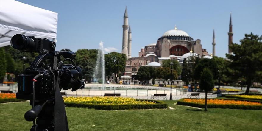 Ayasofya'ya Yerli Ve Yabancı Medya İlgisi