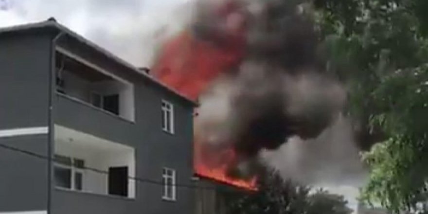 İstanbul'da korkutan yangın