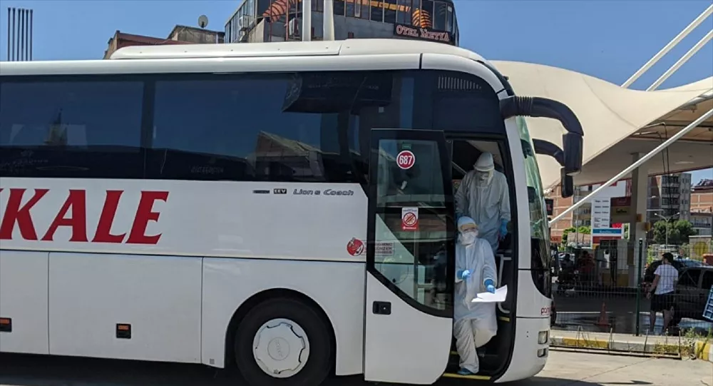 Aydın'da HES kodunu hatalı veren yolcu otobüsten indirildi