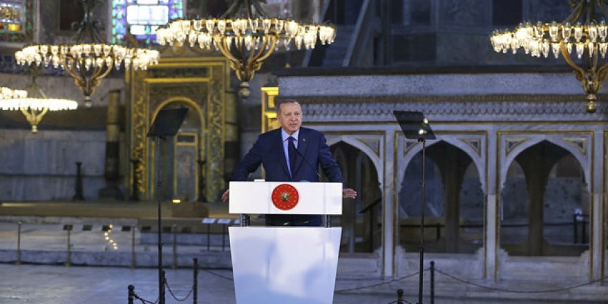 Cumhurbaşkanı Erdoğan'a Ayasofya'da ilk namaz sorusu