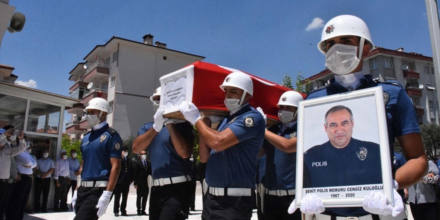 Trafik Kazası Sonucu Şehit Olan Polis Memuru Muğla'da Son Yolculuğuna Uğurlandı