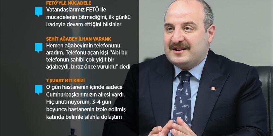 Sanayi Ve Teknoloji Bakanı Varank: 3-4 Gün Boyunca Hastanede Belimde Silahla Dolaştım