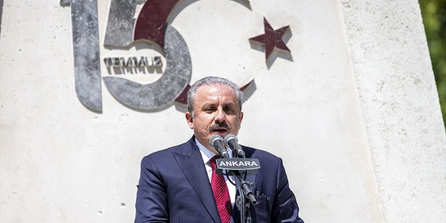 TBMM Başkanı Şentop: Bu Anıt Zulüm Ateşini Kanlarıyla Söndüren Kahramanların Hatırasına Dikilmiştir