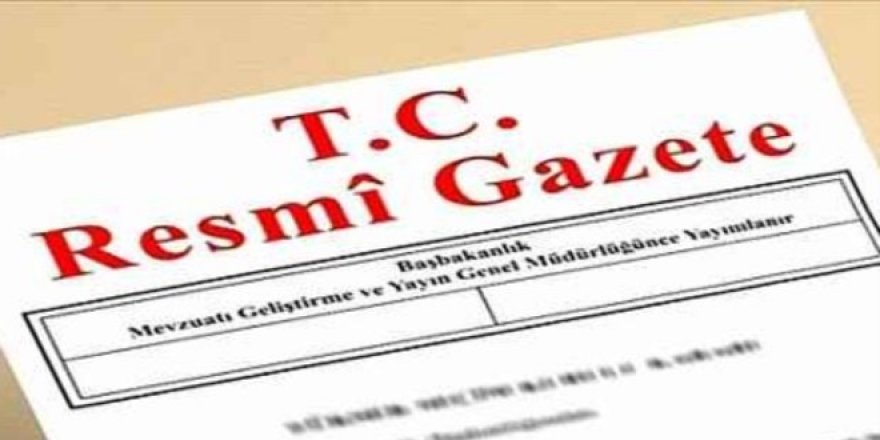 Resmi Gazete'de bugün (16.07.2020)