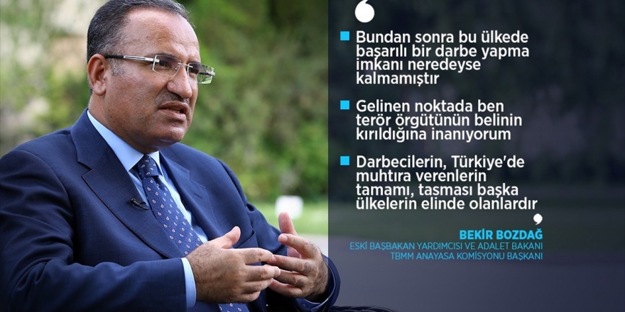 TBMM Anayasa Komisyonu Başkanı Bozdağ: Tayyip Bey Fetö'nün Türkiye'yi İşgaline Engel Oldu