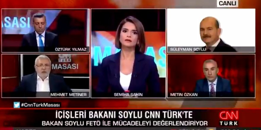 Mehmet Metiner ile İçişleri Bakanı Süleyman Soylu canlı yayında kavga etti