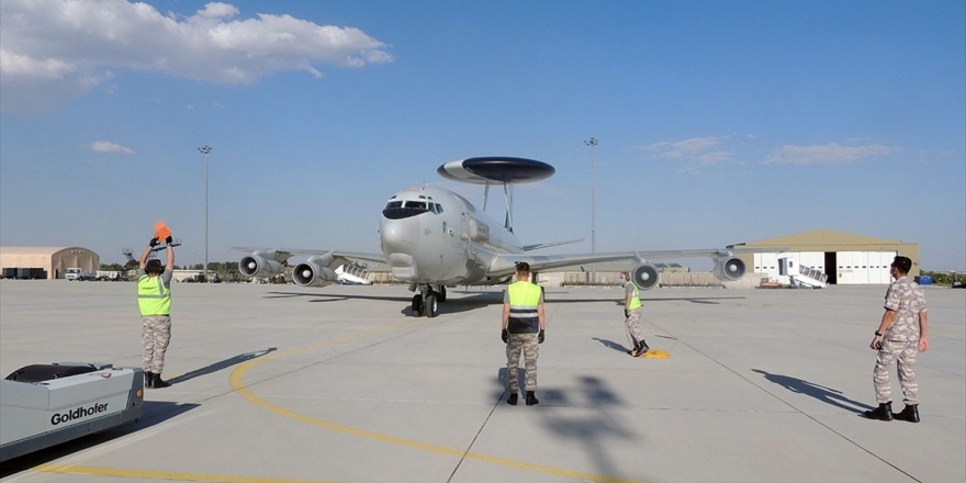 NATO AWACS Uçağı Ve Personeli Konya'daki Görevine Başladı