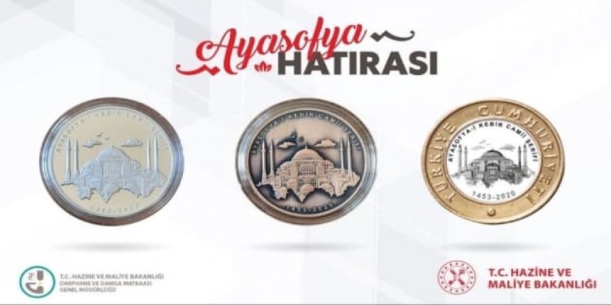 Ayasofya Camii özel hatıra parası basıldı