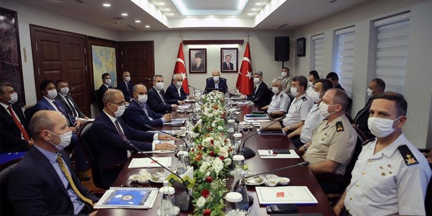 İçişleri Bakanı Soylu başkanlığında düzenlenen güvenlik toplantısı sona erdi