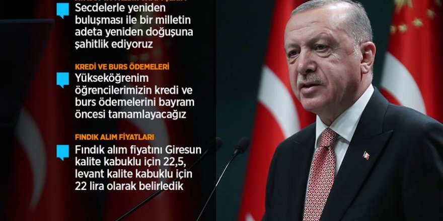 Cumhurbaşkanı Erdoğan: "Hedeflerimize doğru emin adımlarla yürüyoruz"