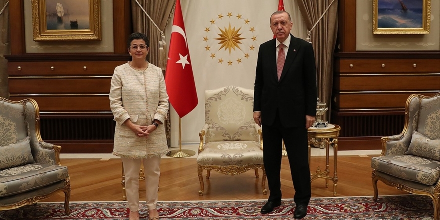 Cumhurbaşkanı Erdoğan, İspanya Dışişleri Bakanı Laya'yı Kabul Etti