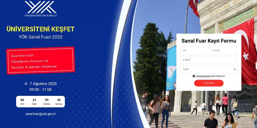 YÖK'ten Üniversite Tercihi Yapacak Adaylara 'Üniversiteni Keşfet YÖK Sanal Fuarı'