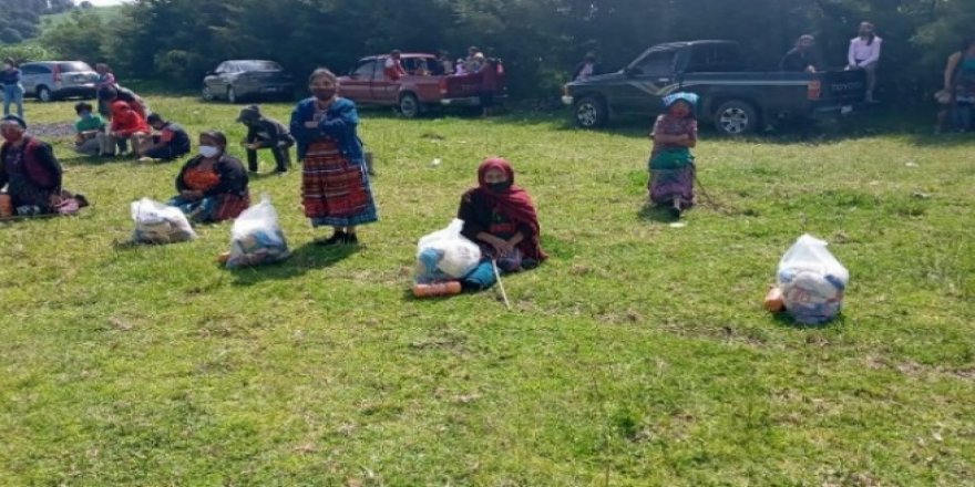 TİKA, Guatemala’da ihtiyaç sahibi ailelere gıda ve hijyen paketi dağıttı