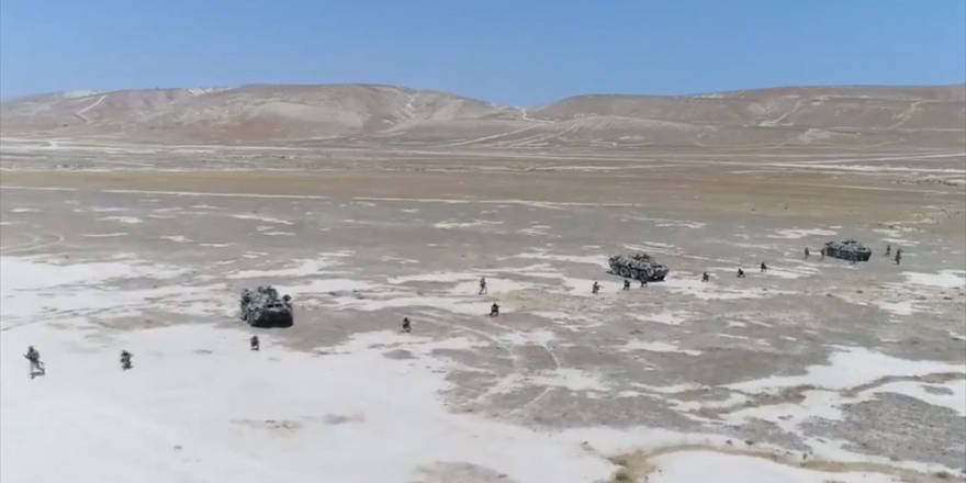 Türkiye Ve Azerbaycan'ın Geniş Kapsamlı Ortak Askeri Tatbikatı Sürüyor