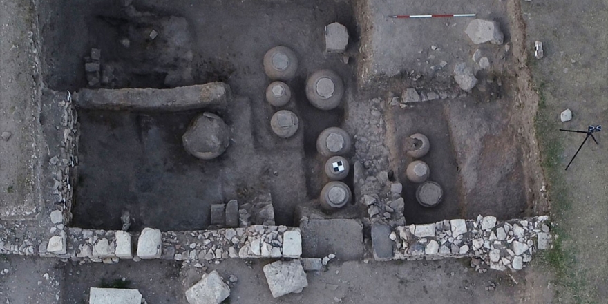 Amorium Antik Kenti'nde Bizanslılar'dan Kalma Tahıl Ambarı Bulundu