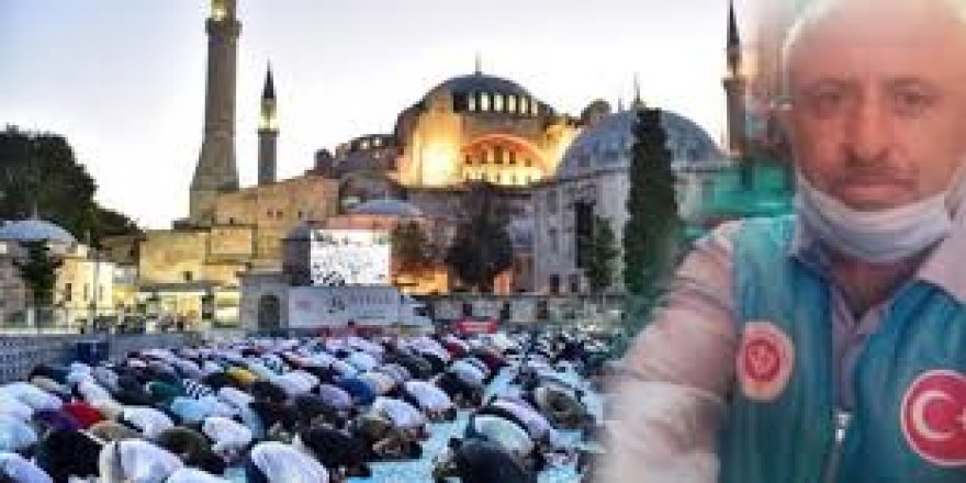 Ayasofya'da görevli müezzin hayatını kaybetti