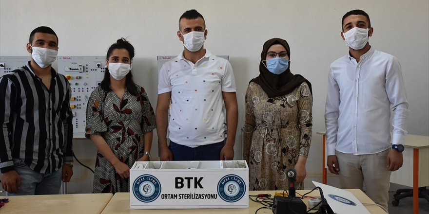 Cizre'de Hijyenik Yaşam İçin Hava Sterilizasyon Cihazı Üretildi