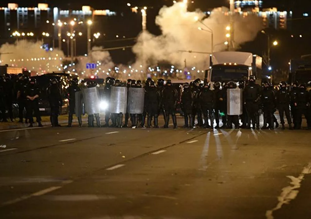 Minsk'te halk sokağa çıktı!