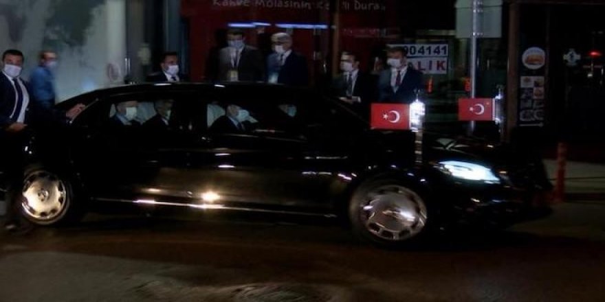 Erdoğan'dan gece yarısı ziyaret