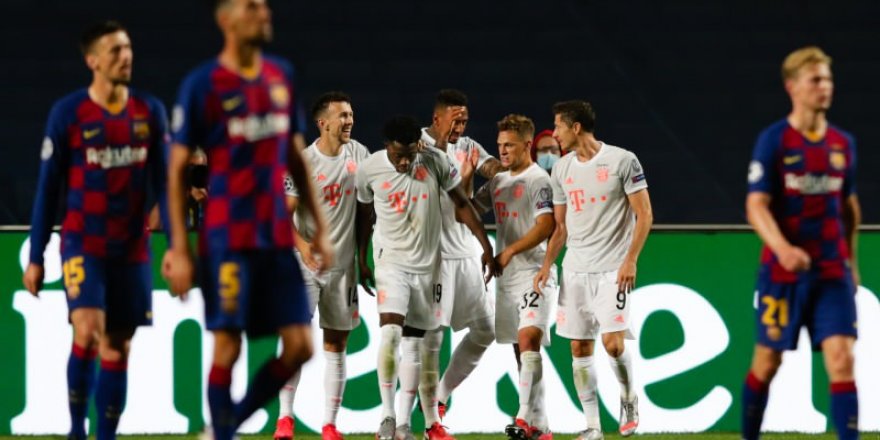 Bayern Münih Barcelona'yı sahadan sildi!